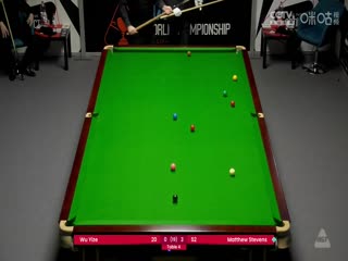 24-25赛季斯诺克世锦赛资格赛Day10马修·史蒂文斯5-4吴宜泽（第一阶段）20250417