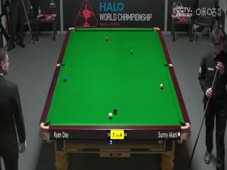 24-25赛季斯诺克世锦赛资格赛Day9瑞恩·戴10-5阿卡尼·宋沙瓦（第二阶段）20250416
