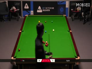 2025斯诺克英格兰公开赛贺国强4-3法拉赫·阿贾布20250915