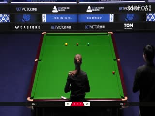 2025斯诺克英格兰公开赛64进32吴宜泽4-1贺国强20250915