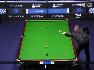2025斯诺克英格兰公开赛斯蒂芬·马奎尔2-4亚伦·希尔20250917