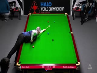 斯诺克世锦赛资格赛96进64马克·戴维斯5-4罗比·麦圭根（第一阶段）20250410
