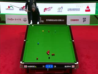 斯诺克世界大奖赛16进8巴里·霍金斯1-4肖恩·墨菲20250306