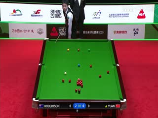 斯诺克世界大奖赛32进16尼尔·罗伯逊4-0袁思俊20250305