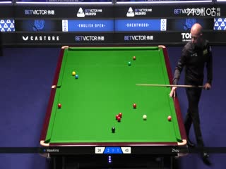2025斯诺克英格兰公开赛16进8周跃龙4-2巴里·霍金斯（朱峰立）20250918