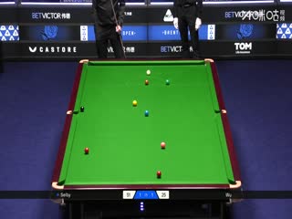 2025斯诺克英格兰公开赛16进8吴宜泽2-4马克·塞尔比20250919