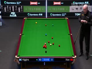 斯诺克球员锦标赛四分之一决赛和半决赛肖国栋5-6约翰·希金斯20250322
