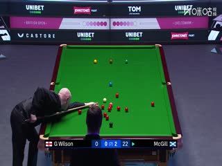 2025斯诺克英国公开赛64进32安东尼·麦克吉尔4-1加里·威尔逊20250924