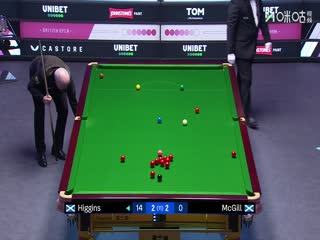 2025斯诺克英国公开赛半决赛安东尼·麦克吉尔6-3约翰·希金斯20250927