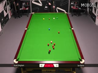 2025斯诺克国际锦标赛资格赛斯图尔特·宾汉姆6-3伊恩·伯恩斯20251001
