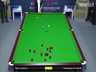 2025斯诺克西安大奖赛32进16塔猜亚·乌努2-5巴里·霍金斯20251009