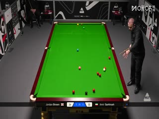 苏格兰公开赛资格赛乔丹·布朗1-4阿米尔·萨克霍什20251015