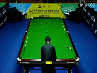 2025斯诺克国际锦标赛32进16马克·塞尔比6-3丹尼尔·威尔斯20251104