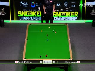 斯诺克利雅得狂欢季沙特大师赛第二轮罗尼·奥沙利文0-4肖恩·墨菲20251120