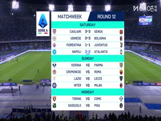 意甲联赛那不勒斯VS亚特兰大20251123