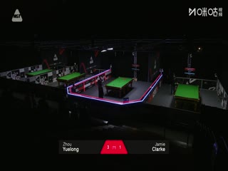 斯诺克英锦赛资格赛晋级轮杰米·克拉克2-6周跃龙20251127
