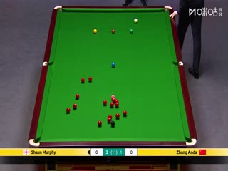 斯诺克英锦赛四分之一决赛肖恩·墨菲6-3张安达20251206