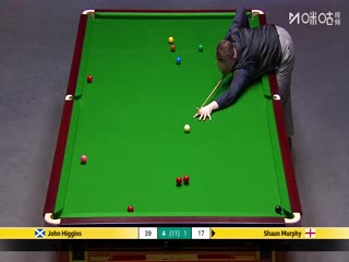 斯诺克英锦赛正赛16进8轮次约翰·希金斯5-6肖恩·墨菲20251205