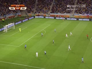 南非世界杯小組賽-A组烏拉圭(南美洲)VS(歐洲)法國(国俄双语)