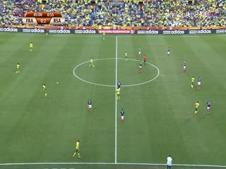 南非世界杯小組賽-A法國(歐洲)VS(非洲)南非(国俄双语)