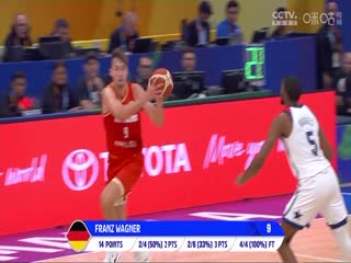 男篮世界杯美国VS德国20230908（野球帝-茶丽、野球帝-徐通）