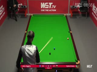 斯诺克约翰·希金斯5-1迪伦·埃默里20230905（李照）