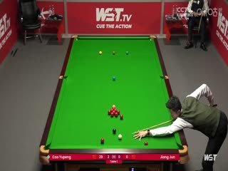 斯诺克曹宇鹏5-0江俊20230902