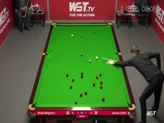 斯诺克斯图尔特·宾汉姆5：3詹姆斯·卡希尔20230902（李照）