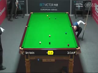 斯诺克巴里·霍金斯5-1扎克·苏尔蒂20230824