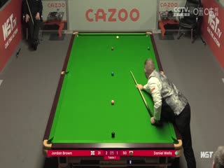 斯诺克乔丹·布朗3-4丹尼尔·威尔斯20230818（李照）