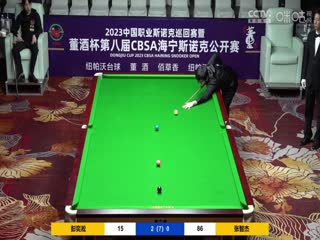 斯诺克张智杰2-4彭奕淞20230517（李照）