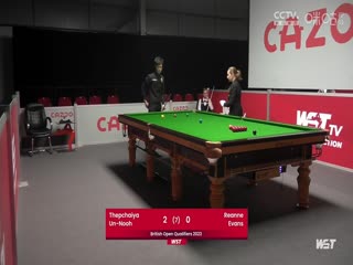 斯诺克塔猜亚·乌诺4-0瑞安·埃文斯20230819（李照）