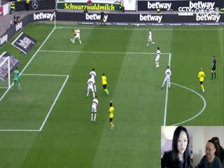 德甲多特蒙德vs法兰克福(李娜娜、红魔鲁小胖)20230422