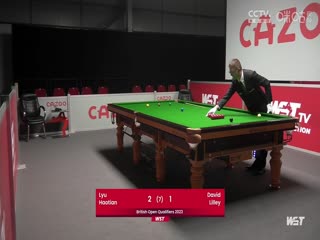 斯诺克大卫·利利1-4吕昊天20230818（李照）