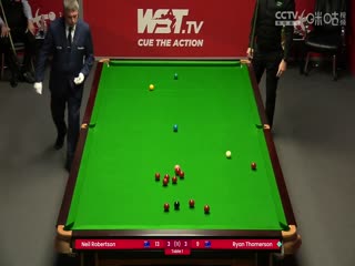 斯诺克尼尔·罗伯逊6-4瑞恩·托马森20230922（李照）