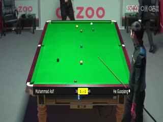 斯诺克贺国强4-1穆罕默德·阿西夫20230927