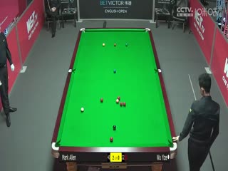斯诺克吴宜泽1-4马克·艾伦20231003