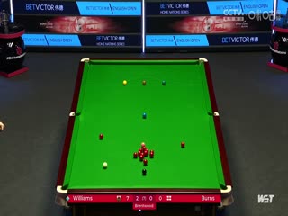 斯诺克马克·威廉姆斯4-0伊恩·伯恩斯20231003（李照）