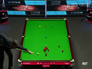 斯诺克罗尼·奥沙利文4-1杰克森·佩奇20231004（李照）