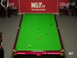 斯诺克肖国栋6-4伊什普雷特·辛格·查达20230920