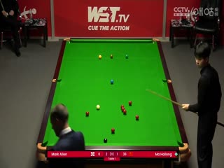 斯诺克马克·艾伦6-2马海龙20230921
