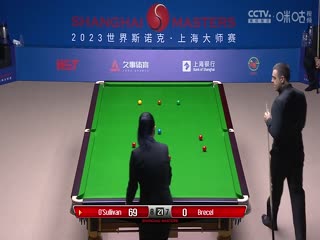 斯诺克罗尼·奥沙利文11-9卢卡·布雷切尔20230917（李照）（下）