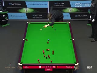 斯诺克马克·艾伦4-0本·米尔滕斯20231022（李照）