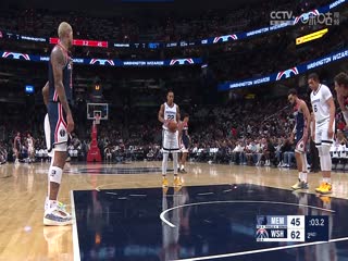 NBA常规赛灰熊VS奇才20231029