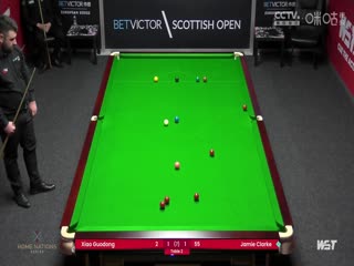 斯诺克肖国栋2-4詹姆·克拉克20231030