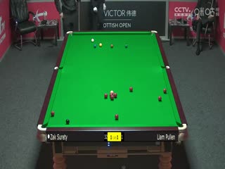 世界斯诺克巡回赛利亚姆·普伦1-4扎克·苏尔蒂20231031