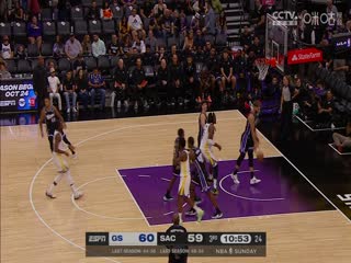 NBA季前赛勇士VS国王20231016