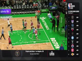 NBA季前赛尼克斯VS凯尔特人20231018