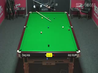 斯诺克苏格兰公开赛资格赛安迪·希克斯2-4张安达20231101