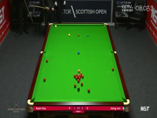 斯诺克苏格兰公开赛资格赛瑞恩·戴4-2江俊20231101